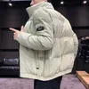 Herr ner parkas höst vinterjacka män mode stativ krage tjock varm kappa vindbrytare jackor ropa de hombre plus size m-7xl 8xl phi