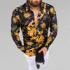 Fabrika Fiyat Erkekler Vintage Baskı XXXL Bluz Gömlek Moda Rahat Baskılı Gömlek Artı Boyutu Üst Kış Bluzlar