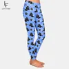 Letsfind Fashion Halloween Witch Bat Ghost Printing Women Pull Leggings High midja plus storlek Fitness Elastic Sexy Leggings 201014