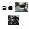Honda Accord 2008-2013 için İç Merkezi Kontrol Paneli Kapı Kolu 5D Karbon Fiber Çıkartmalar Çıkartmaları Araba Styling Accessorie