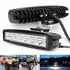 Nowy 6 -LED samochodowy DRL Światła Work Stoplight Universal Offroad Automobile Truck Driving Fog Spot Lamp Reflight 1PCS/2PCS Light Bar