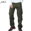 PDTXCLS 2018 Winter Warm Men Cargo Pants Thicken Fleece Double Layer Military Causal Baggy Trousers Multi-Pocket Plus Size 28-42 H1223