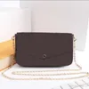 Nuevo bolso Bolsos de cuero para mujer Bolso bandolera para mujer Bolso bandolera con caja