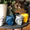 Creative Ceramic Milk Cup Coffee Spain Ancient Greek Apollo David Head Mug Roman Sculpture Water 210804