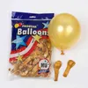 100pcs żółty balon zestaw girlandy biały metalowe złoto lateksowe globos na ślub letnie impreza dzieci