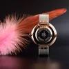 Shengke Creative Women Relojes 3 colores con estilo japonés Cuarzo Ladies Reloj de lujo Reloj de acero inoxidable Reloj Mujer Esposa Regalo 210310