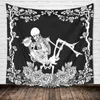 Pentagram Flag of Satan Tarot Black Cat Tapestry Hanging Hand Hippie Moon Wolf Witchcraft Decor Tapestries Wall Blanket9255109