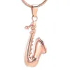 Wholesale saxophone cremation urn pendant, wholesale musical instrument cremation jewelry keepsake, memorial family or pet