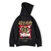 Hoodies Zazomde Style chinois Lucky imprimé Hip Hop Sweat à capuche décontractée Sweats Sweats Streetwear Men Loose Pullover Male Oversize 201020