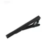 Simple Stripe Tie Clips Black Bar Clasp Pin for Men Business Suit Fashion Jewelry Will and Sandy