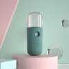 30ml Nano Mist Sprayer Novedad Iluminación Portátil Mini Handheld Verano Hidratante Facial Face Steamer Humidificador Cool-Mist Spray Belleza Cuidado de la piel