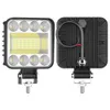 12 V / 24 V 4x4 Araba Çalışma Işık Bar 128SMD 4 inç LED Far ATV SUV Kamyon Spot Işık Floot Offroad Motosiklet 12000LM