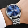 Lige Watches Men Waterproof Stainless Steel Luxury Analogue Wrist Watches Week Display Date Sports Quartz Watch Men Montre Homme Q0524