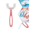 Nouvelle brosse à dents pour bébés pour enfants U brosse à dents en silicone nettoyage de la bouche brosse à dents manuelle modèle de dessin animé 2021 Version à main