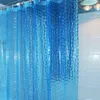 Vattentät 3d dusch gardin med 12 krokar badande sheer för heminredning Badrum Accessaries 180x180cm 180x200cm 211119