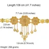 Anniyo Turkish Belly Chains Women Gold Color Turkiet Mynt Bälte smycken Mellanöstern Iraqi Kurdistan Dubai Wedding Presents #016501232E