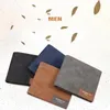 Brieftaschen 2021 minimalistischer Männer kurzer Brieftasche Retro Jugend Ultra-dünner Querschnitt