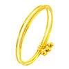 3-lagiges Armband 18 Karat Gelbgold Gefüllte Mode Frauen Unoperable Armreif Geschenk
