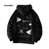 Hombres chaqueta con capucha primavera hip hop chaquetas abrigo suelto streetwear bomber ropa exterior otoño casual sudaderas ropa deportiva 211110