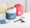 Sac cosmétique à cordon de grande capacité pochette de maquillage paresseux sac de lavage rond sacs de rangement femmes sac cosmétique à cordon paresseux pochette de toilette