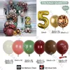 Dekoracja imprezowa 183pcs balony zwierząt Zestaw Garland Kit Jungle Safari Motyw Favors Favors Child Boys Baby Shower1852678