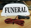 DC 12V 10" FUNERAL Exequy Car Top Sign Light Magnet Auto Burial Obsequies Display Lamp for taxi drivers