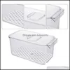 Opslag HouseKee Organisatie Home Gardenstorage Flessen Jars Japanse Stijl Drain Box Plastic Wasfruit Vegetable Basket Keuken Knik