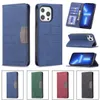 حالات هاتف محفظة لـ iPhone 14 13 12 11 Pro Max XR XS X 7 8 Plus Dual Colors Skin-Feeling Pu Leather Flip Magnetic Kickstand Case مع فتحات البطاقة