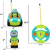 Cartoon RC Race Car Radio Fjärrkontroll med musik Sound Toy för Baby Toddler Barn Bilar Skola Klassrum Pris Påskkorg Stuffer Filler