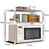 Over The Rack Stainless Steel Storage Bath Shelf Kitchen Tableware Microwave Oven Stand Home Office Organizer Holder Y200429