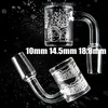 Yeni El Öğütücü Makinesi 2mm kalınlığında Domess Quartz Banger Tırnaklar OD 25mm Düz Üst Backwoods Desen Bangers 90 Derece 10mm 14mm 18mm Erkek Kadın TC01-06