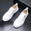 New Mens Flats Shoes Fashion White 2024 Casual Trend Low Help Men Comfortable Safety non-slip