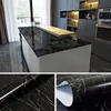 Wallpapers Black Marble Waterproof And Oil-proof Self-adhesive Wallpaper Wall Stickers Bathroom Bedroom Kitchen Cabinet Furniture