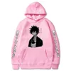 Mój bohater Academia Hoodie Mężczyźni Cute Dabi Drukowane bluzy męskie Bluzy graficzne Topy Y0803