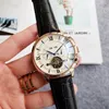 Moda Swiss Watch Skórzany Tourbillon Watch Automatyczne męskie Zegarek Męskie Mechaniczne Zegarki Stalowe Relogio Masculino Clock Gift