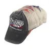 Donald Trump 2024 Baseball Caps Patchwork washed outdoor Make America Great Again hat Republican President Mesh sports cap LJJA246746848