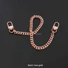 7 mm roségoldene, dünne Metall-Taschenkette, Taschenriemen, Taschenteile, DIY-Griffe, einfach passendes Zubehör, Handtaschenriemen, Tasche 211213