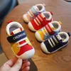 Spring Infant Toddler Shoes Girls Boys Casual Canvas Soft Bottom Comfortable Non-slip Kid Baby First Walkers 211022