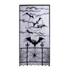 Zasłona zasłona Halloween Spiderweb koronki dekoracyjne okno do domu przerażające drzwi horror wystrój podpórki