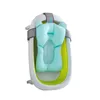 ポータブルベビーバスタブマット新生児防止シャワークッションベッド幼児ソフトシートパッドの高さ調節可能な遊び水サポートネット425 Y2