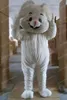 Halloween Weißes Kaninchen Maskottchen Kostüm Top Qualität Cartoon Charakter Outfits Erwachsene Größe Weihnachten Karneval Geburtstag Party Outdoor Outfit