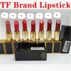 Batom de marca profissional Batom fosco Rouge a Levres Mat 3g Multicolor Girl Beauty Makeup Estoque Epacket Ship