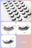 15mm Long Mink Hair False Eyelashes Fluffy Eye Lashes Extensions Mix Packing in 6 Editions by Epacket