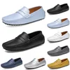 Non-Brand Män Casual Shoes Black Whites Gray Navy Blues Slims Naken Partihandel Mens Trainer Sneakers Outdoors Joggings Walking 40-45