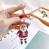 Boże Narodzenie serii Brelok Kreatywny Santa Claus Snowman Car Key Ring Choinki Wakacje Prezenty