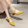 Chaussures habillées 2022 été avec talons femmes romaines épaisses sandales à bout ouvert femmes Style européen