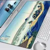 Kanagawa surfar mouse pad jogadores xxl gaming mouse pad jogando jogo laptop esteira teclado mouse pads csgo tapete tapete presente