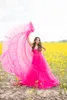 Materinty Photoshoot Evening Dresses Pregnany Women Robe Bridal Szal Corset Dress Spaghetti Paski Fluffy Multilayer Fotografie Suknie Custom