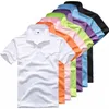 new2020 mens top haft haftowa koszula polo krótki rękaw solidne koszulę polo mężczyzn Polo homme szczupły mężczyźni odzież camisas polo koszulka s-6xl