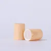 NEW10mL Essential Oil Diffusers Bottle Glass Roller Bottles Roll With Wood grain Plastic Cap and Stainless Ball Gradient Color EWA6174